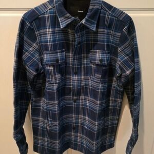 Hurley Blue Plaid Fleece Jacket